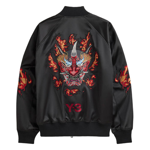 Jacheta Y-3 Embroidered Graphic Satin Souvenir