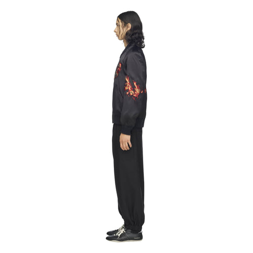 Jacheta Y-3 Embroidered Graphic Satin Souvenir