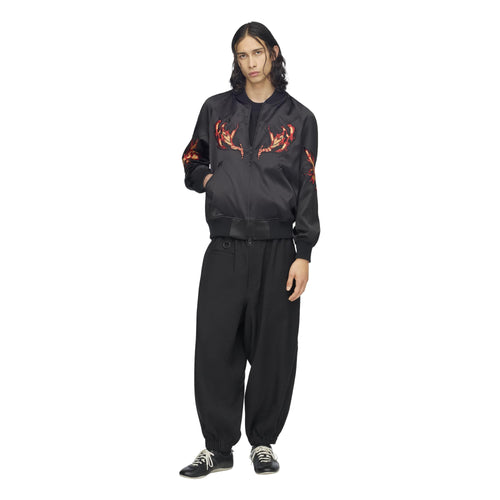 Jacheta Y-3 Embroidered Graphic Satin Souvenir