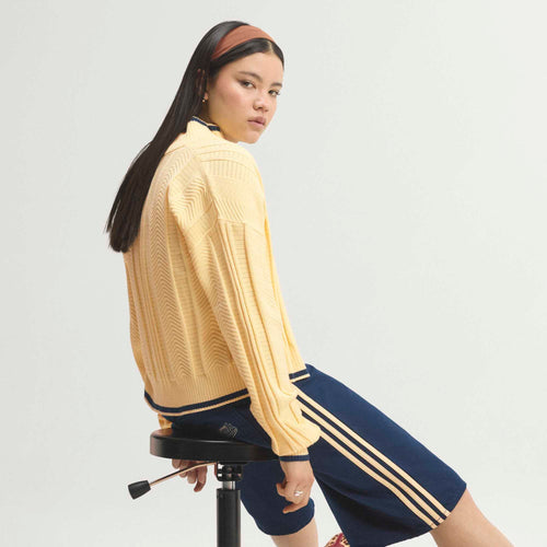 Jacheta adidas Originals Cable Knit Firebird