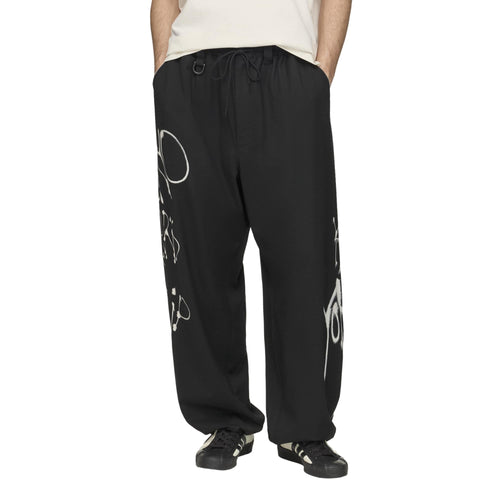 Pantaloni Y-3 Chito Graphic Wide Wool