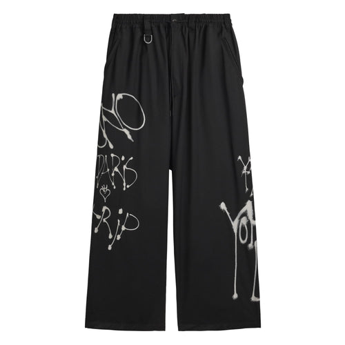 Pantaloni Y-3 Chito Graphic Wide Wool
