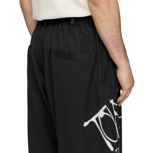 Pantaloni Y-3 Chito Graphic Wide Wool