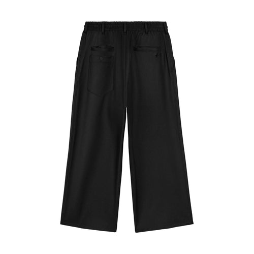 Pantaloni Y-3 Wool Straight Leg