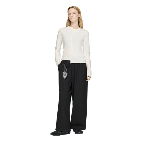 Pantaloni Y-3 Wool Straight Leg