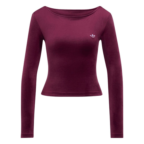 Bluza adidas Originals Essentials Velour Scooped Back Ls