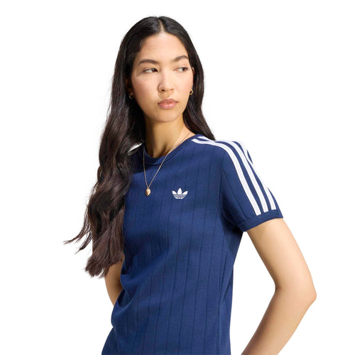 Tricou adidas Originals Pinstripe Short Sleeve Slim
