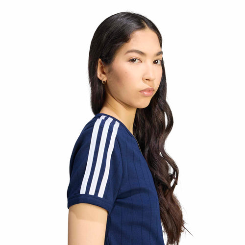 Tricou adidas Originals Pinstripe Short Sleeve Slim