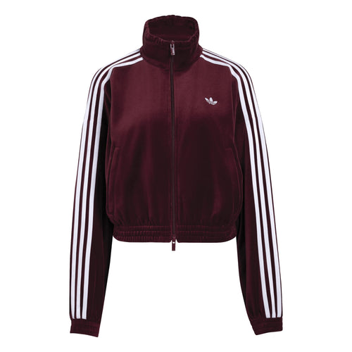 Jacheta adidas Originals Pleated Velour Track Top