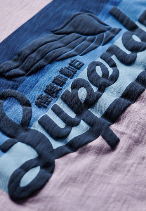 CALI STRIPED LOGO T SHIRT