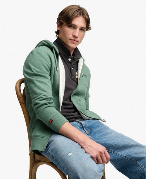 Hanorac Superdry Essential Logo Zip Hoodie Hb
