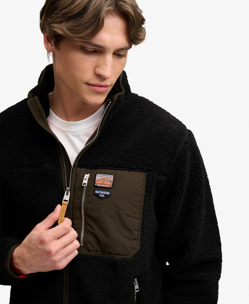 Jacheta Superdry Vintage Retro Full Zip Fleece