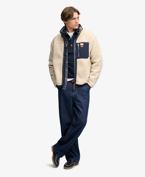 Jacheta Superdry Vintage Retro Full Zip Fleece