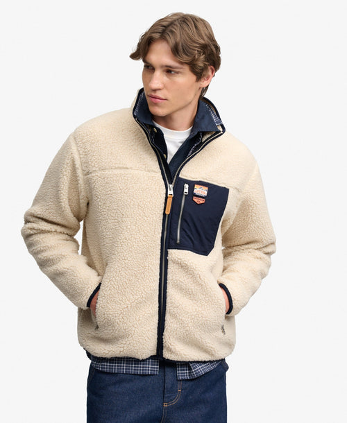 Jacheta Superdry Vintage Retro Full Zip Fleece