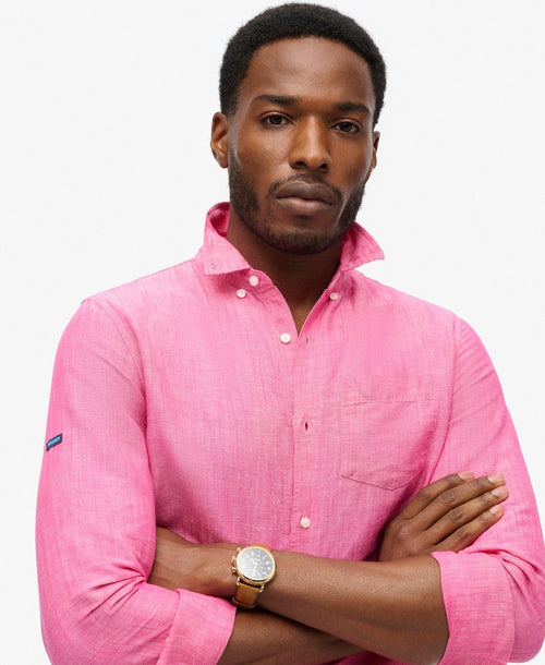 Camasa Superdry Studios Linen Bd