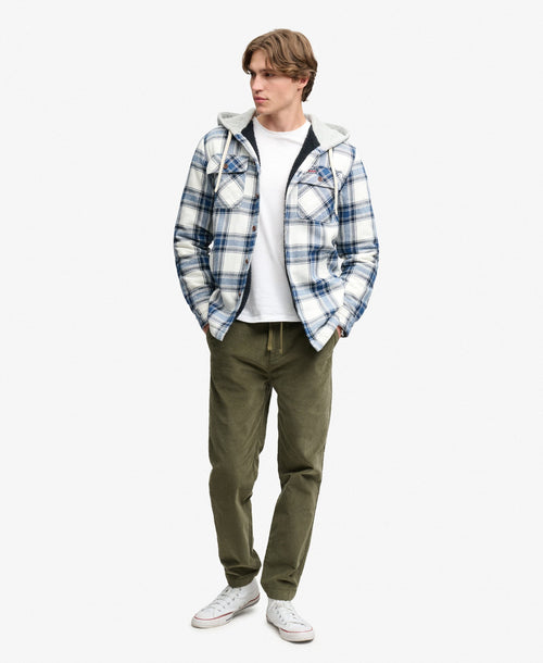 Camasa Superdry Borg Lined Hooded Overshirt