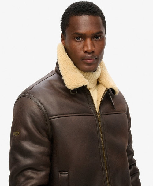 Jacheta Superdry Faux Shearling Aviator