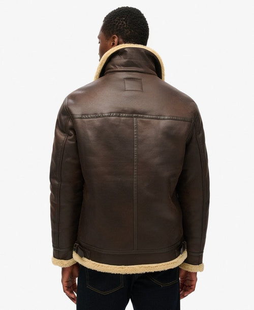 Jacheta Superdry Faux Shearling Aviator