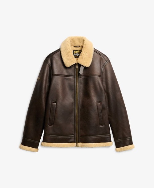 Jacheta Superdry Faux Shearling Aviator