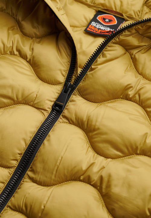 Jacheta down Superdry Hooded Quilted Wave Padded