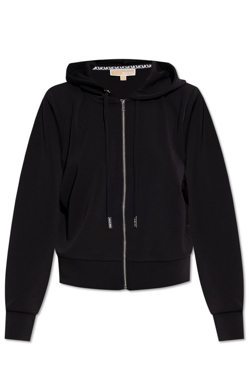 Hanorac Michael Kors Shldr Pad Crop Zip Hoodie