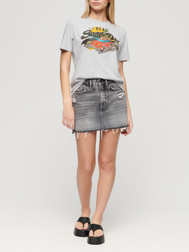 Tricou dama LA VL GRAPHIC RELAXED TEE - 1