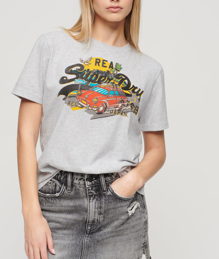 Tricou dama LA VL GRAPHIC RELAXED TEE