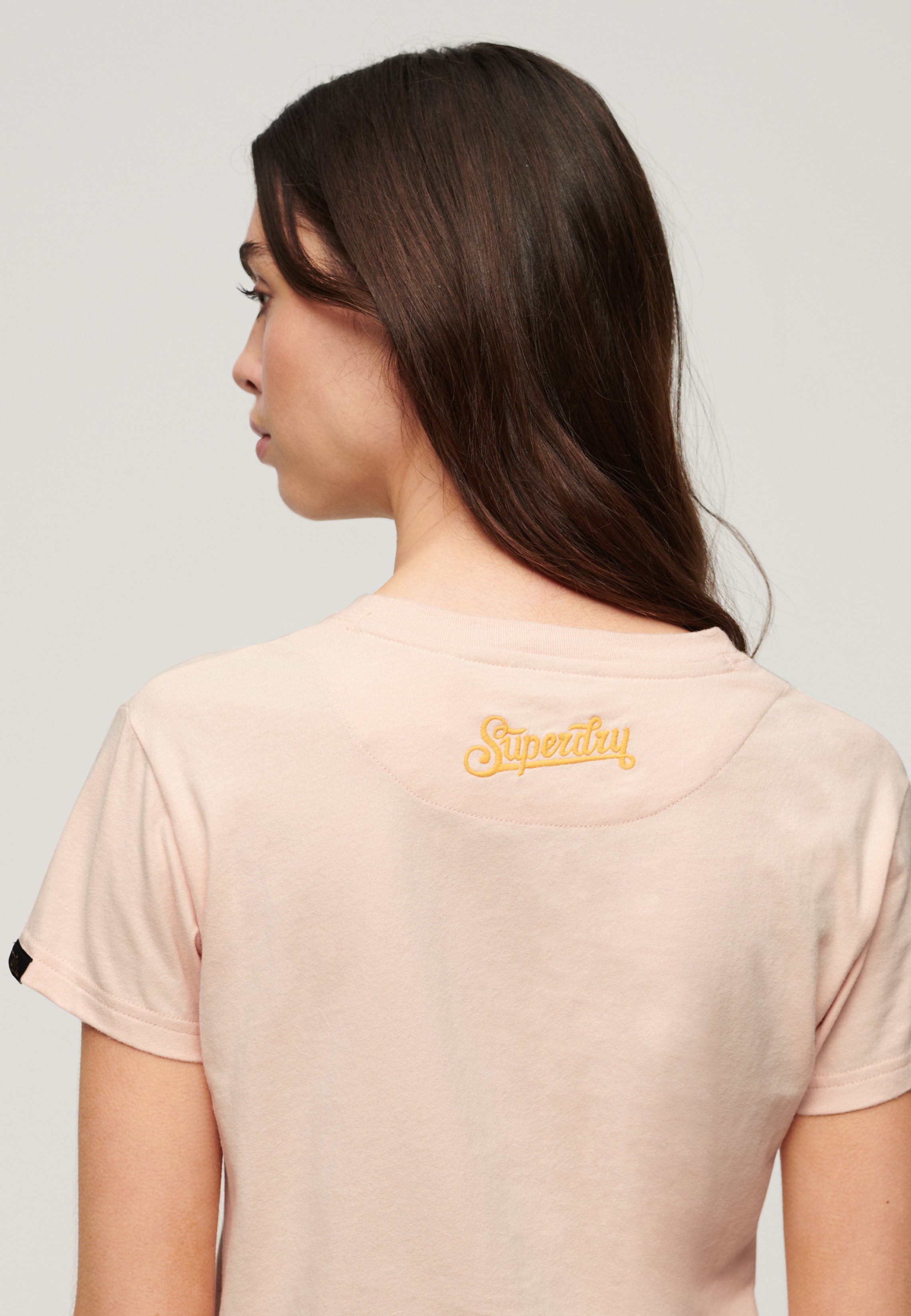 TATTOO EMBROIDERED FITTED TEE