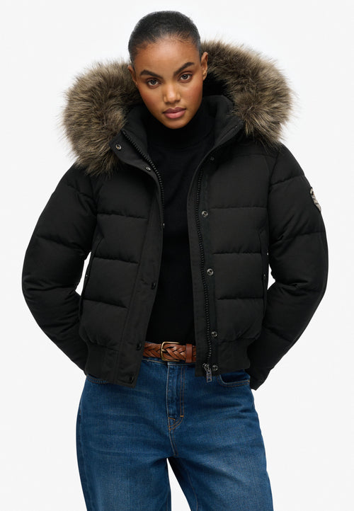 Jacheta down Superdry Everest Hooded Bomber Jkt