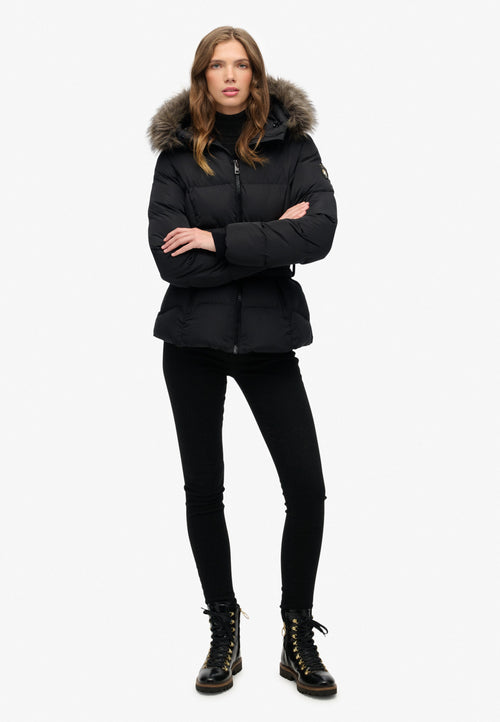 Jacheta down Superdry Fuji Belted Puffer