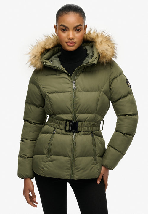 Jacheta down Superdry Fuji Belted Puffer