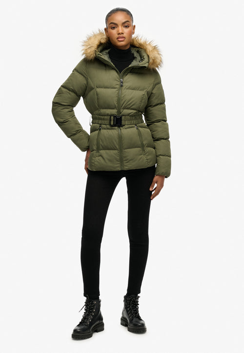 Jacheta down Superdry Fuji Belted Puffer