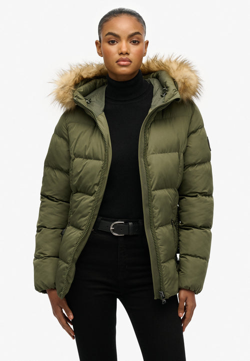Jacheta down Superdry Fuji Belted Puffer
