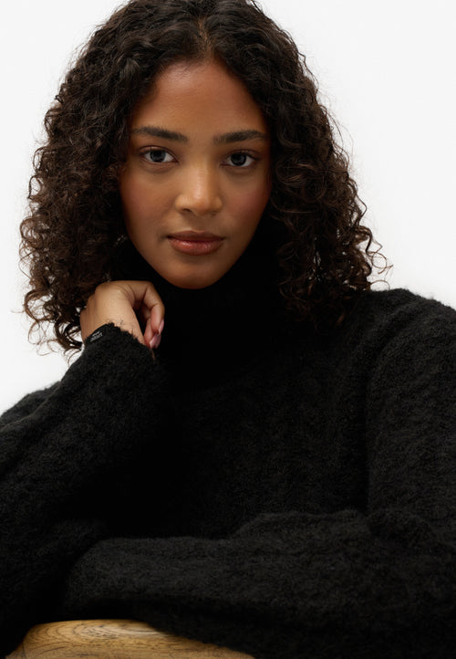 Bluza Superdry Cable Roll Neck Jumper