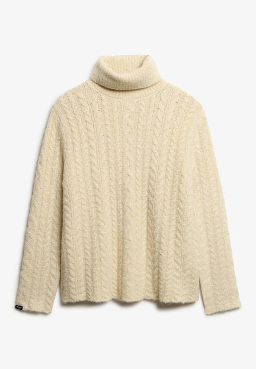 Bluza Superdry Cable Roll Neck Jumper