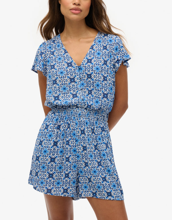 Salopeta Superdry Ss Printed Playsuit