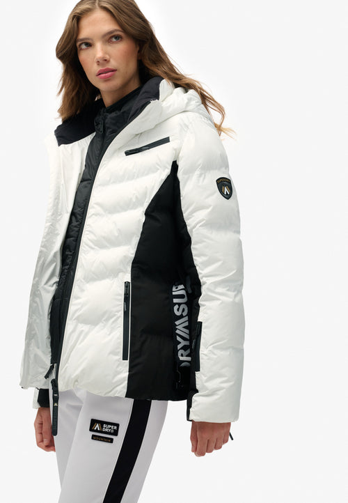Jacheta down Superdry Luxe Belted Ski Padded