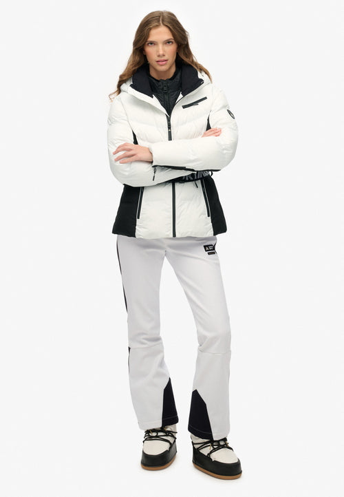 Jacheta down Superdry Luxe Belted Ski Padded