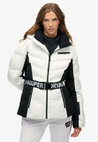 Jacheta down Superdry Luxe Belted Ski Padded