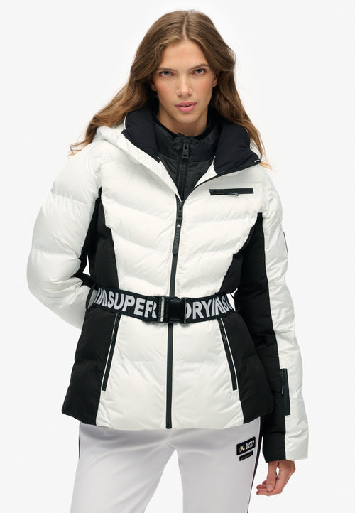 Jacheta down Superdry Luxe Belted Ski Padded