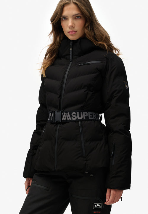 Jacheta down Superdry Luxe Belted Ski Padded