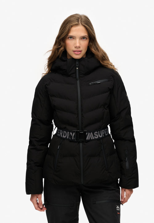 Jacheta down Superdry Luxe Belted Ski Padded