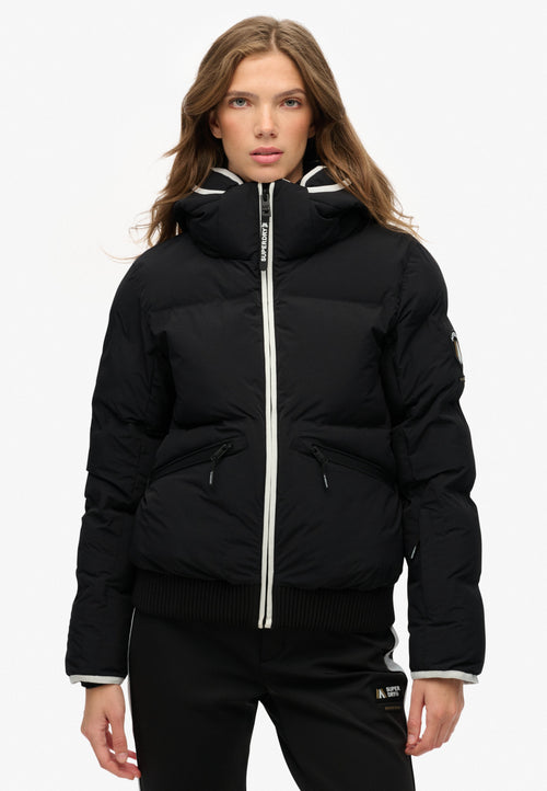Jacheta down Superdry Hooded Ski Bomber