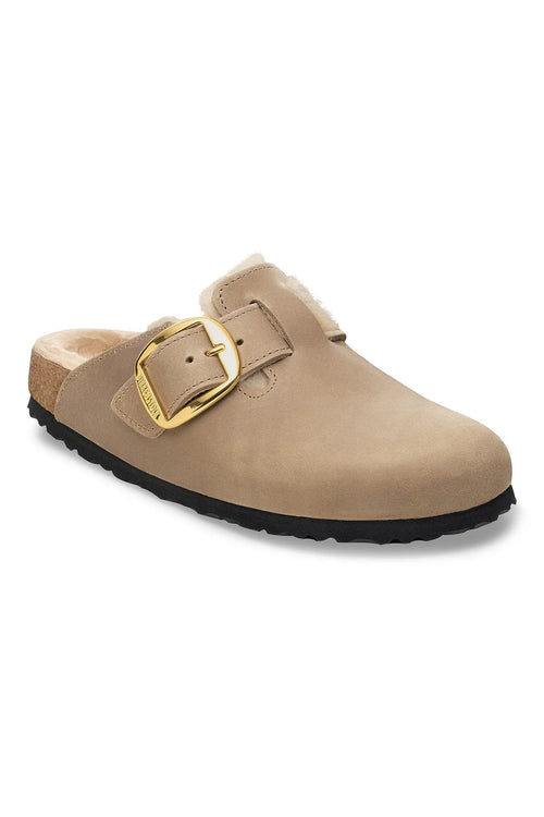 Saboti Birkenstock Boston Bb Shearling Leoi Tabacco