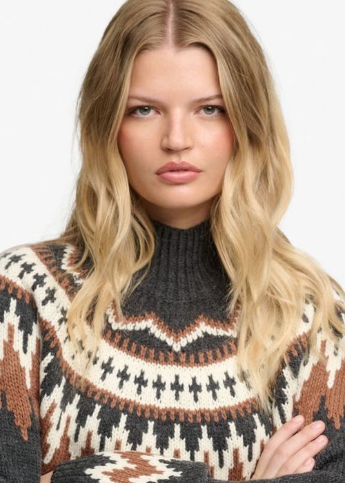 Pulover Superdry Fairisle High Neck