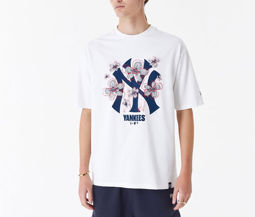 Tricou New Era Mlb Floral Logo