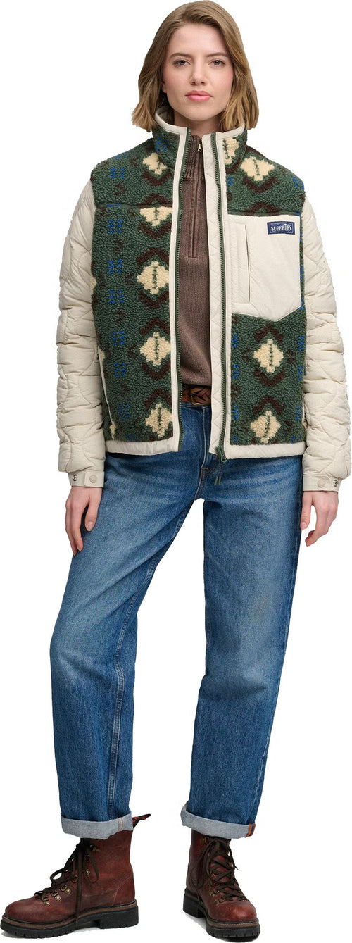 Jacheta Superdry Fleece Onion Quilt Hybrid