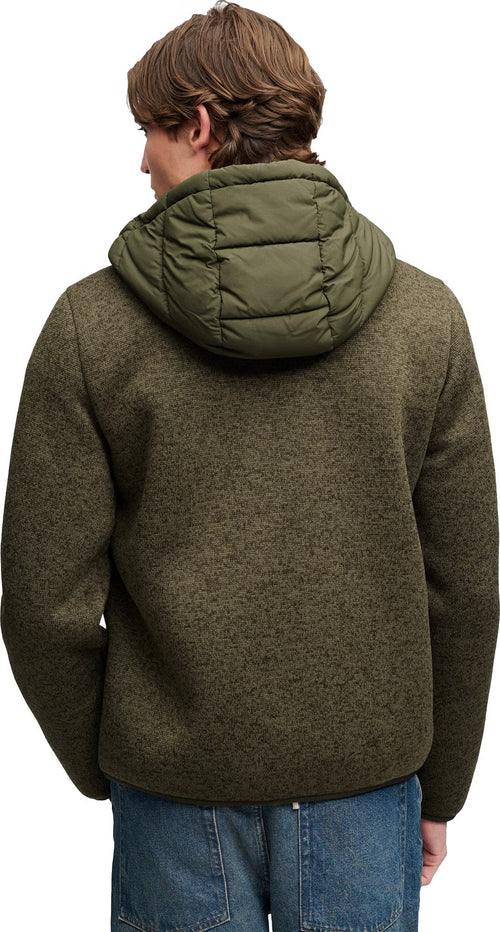 Jacheta Superdry Hooded Storm Knit Hybrid