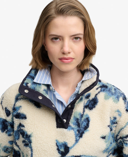Hanorac Superdry Super Soft Printed Half Button