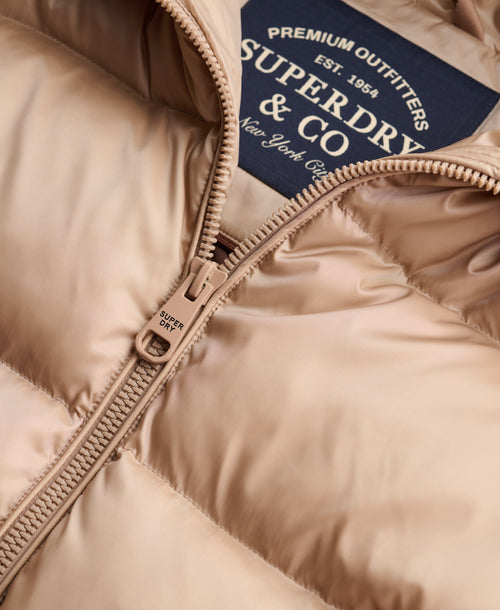 Jacheta Superdry Hooded Shine Puffer